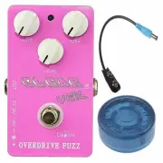 Caline CP-32 Clear Veil Fuzz Overdrive Pedal + Baterry Cable + Mooer Topper New