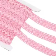 16 Yard Braid Trim, 0.7" Wide Braid Lace Ribbon Gimp Trim for DIY, Light Pink