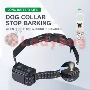 Collar USB Rechargeable Set Dog AntiBark Stop Barking Humane