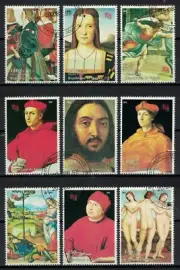 Guinea 1998 _International Stamp Exhibition "ITALIA '98" -Raphael Sanzio _ CTO**