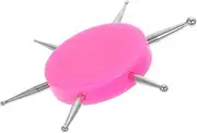 BAZEITFLOW Circular Dotting Tools for Nail Art Ergonomic Handle Multi-Purpose Tracing Pen for for Dotting Tracing Embossing Designs