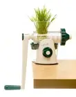 ORIGINAL - Wheatgrass & Leafy Green Manual Juicer | Easy-to-Clean Cold Press ...