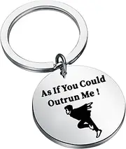[FEELMEM] Twilight Inspired Gift As If You Could Outrun Me Keychain Vampire TV Series Edward Inspirational Gift
