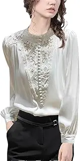 [Generic] Women 2025 Summer Short Sleeve Crew Neck Ladies Top Vintage Embroidered Hollow Out Pull On Bottoming Shirts