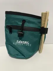 Climbing Chalk Bag with Brush for Bouldering Turquoise Colored New