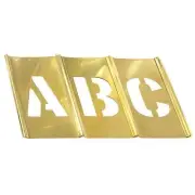 C.H. Hanson Stencil Set,Letters, Punctuation,Brass 10036 C.H. Hanson 10036