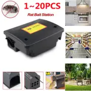 Poison Mouse Control Box Defence Rat Bait Lockable Station Trap Rodent With Lock