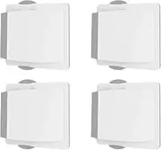 Sliding Door Security Lock, Childproof Window Stopper, Strong Adhesive ABS Design, Easy Installation, Ideal for Home Hotel Kids Safety, 10.5 Inches, White Color, 4 Pieces