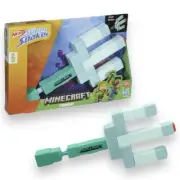 Nerf Super Soaker Minecraft Trident Water Blaster Pull Back Plunger Handle Toy