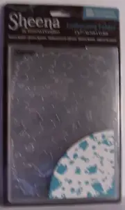 Sheena by Sheena Douglass Embossing Folder "Distress Spatter" NEW!