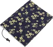 SOPOTUTU Handmade Cloth Book Sleeve Protector Ornamental Book Cover for Notebooks Decorative Book Decor Book Protector with Beautiful Floral Design