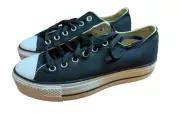 Converse Chuck Taylor All Star Lift Ox Platform (Size Women 8) Black Free Ship!