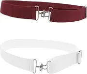 [BESPORTBLE] 2pcs Adjustable Elastic Waist Belt for Women Belt with Buckle High Elasticity for Comfortable Fit Horse Riding Accessories