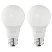 SOLHETTA LED bulb E27 806 lumen, dimmable/globe opal white