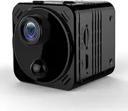 4K Mini WiFi Nanny Camera Long Standby Built-in Battery Motion Detection Alarm Surveillance Camera(B)