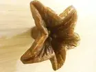 Drawer Cabinet Knob Handle Pull Mini Flower Figurine Brass Cupboard Vintage