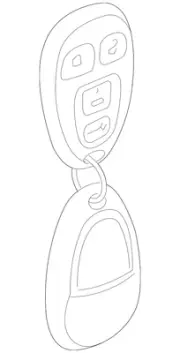 Genuine GM 5 Button Keyless Entry Remote Key Fob 22733524