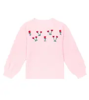 [Morley] Morley Tikka floral wool-blend sweater Y 14 pink