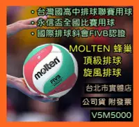 在飛比找Yahoo!奇摩拍賣優惠-台北小巨蛋店 MOLTEN V5M5000 5號 超纖皮排球