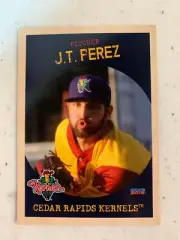 J.T. Perez 2019 Cedar Rapids Kernels Team Card