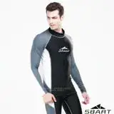 在飛比找遠傳friDay購物優惠-【SBARTY】男時尚新款 長袖緊身彈性防曬潛水上衣/水母衣