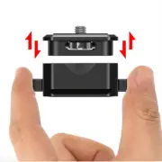 1/4"&3/8" Screw Dual Lock Quick Release Plate Clamp Camera Tripod Adapter Base