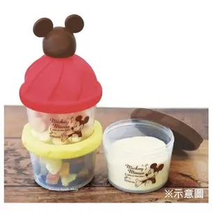 迪士尼 日本限定奶粉盒 Disney Baby 米奇【 日本製 】三層奶粉盒 收納盒 哺乳瓶 點心盒 分裝盒