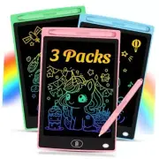 3 Pack LCD Writing Tablet for Kids - Erasable and 3 Pack (Pink,blue, Green)