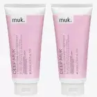 2x MUK DEEP MUK 1 Minute Ultra Soft Treatment 200ml