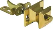 PUSH BUTTON LATCH Square Knob brass cabinet cupboard pull door drawer antique