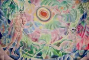 Vladimir Baranoff-Rossiné : Adam and Eve : Archival Canvas Art