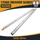San Hima 2x 125kg Locking Drawer Slides / Runners 900mm 4wd Trailer Fridge Draw