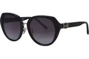 Coach C6189 HC8331 50028G Sunglasses Women's Black/Light Grey Gradient 55mm