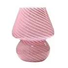 Glass LED Desk Lamp Mushroom Shaped Table Lamp Bedroom Bedside Kids Room1692