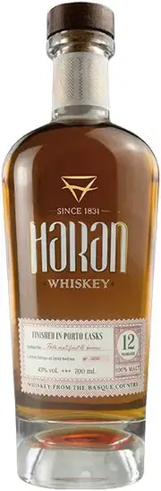 Haran 12 Year Porto Finish Spanish Whiskey 700ml