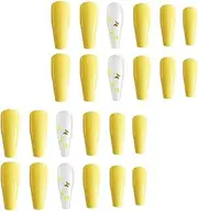 Elegant Fake Nails Pcs Box Full Nail Tips Manicure Beauty Tools Plastic Scratch-resistant