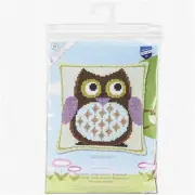 WhimsiStitch Owl Haven Cross Stitch Kit - Create Your Own 15.75" by 15.75" Miste