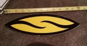 SMITH Optics large team sticker yellow black 12" snocross moto bmx snow board