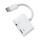 For Samsung Galaxy Z Flip6 - Earphone USB-C Headphone Adapter 3.5mm Jack Type-C