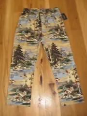 Polo Ralph Lauren NEW Duck Pine Tree Lake Flannel Sleep Wear Pants Men's L (CH)