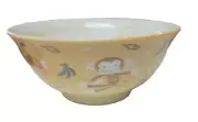 Kotobuki Rice/Soup Bowl Noodle Soup Monkey 6.5 inches ( Set of 2 )