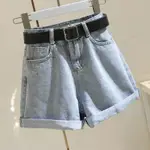 TD/AISTED DENIM SHORTS THE NEW SPRING AND SUMMER FEMALE STUD