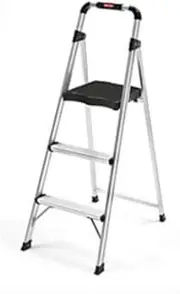 Genuine Rubbermaid 3 Step Aluminium Super Light Ladder Superfast Shipping!!