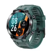 GPS Smart Watch Men AMOLED Display 480mah Fitness Bracelet Green