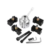 Set Of Aluminum Alloy Mini Lathe Tool Post And Holder Kits