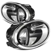 Left+Right Headlights Assembly For 2012-19 VW Beetle Halogen Type Headlamp (for: Volkswagen)