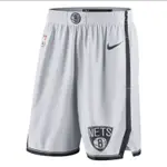 [78折代購] NIKE NBA BROOKLYN NETS 布魯克林 籃網隊 籃球褲 白 AJ5583-100