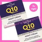 LACURA Q10 Face Cream Night Anti Ageing Anti Wrinkle Moisturiser Retinol x2 Aldi