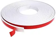 U-Shape Furniture Edge Banding, Edging Strip， 16.4FT U Shape Furniture Edge BandingFurniture Edge Strip for Countertop Table Cabinets Restoration(White,16mm)