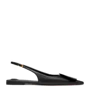 Jacquemus Circle Square Flats 36,37,38,39 Black
